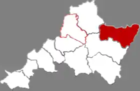 Localisation de Xīyáng Xiàn