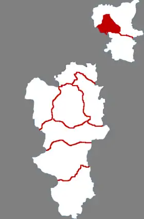 Localisation de Dàchǎng huízú Zìzhìxiàn