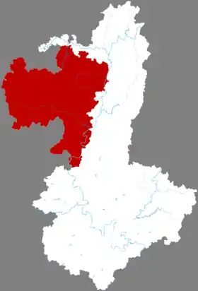 Localisation de Róngshuǐ miáozú Zìzhìxiàn