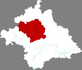 Localisation de Wǔmíng Xiàn