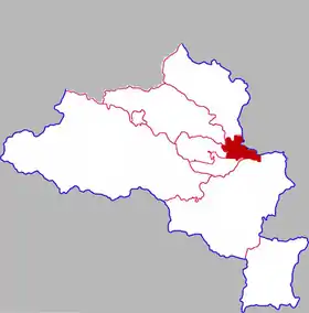 Localisation de Wèidōng Qū