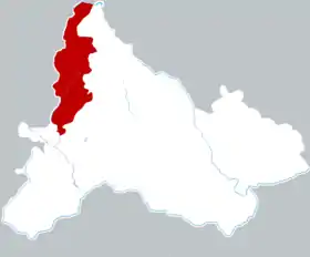 Localisation de Pǔ'ān Xiàn