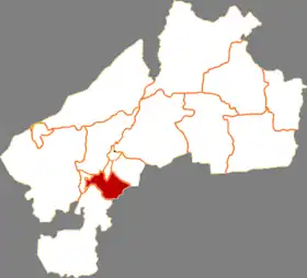 Localisation de Áng'ángxī Qū