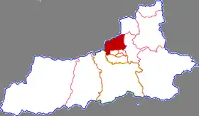 Localisation de Wèiyāng Qū