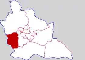 Localisation de Huòjiā Xiàn