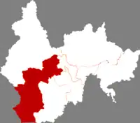 Localisation de Āntú Xiàn