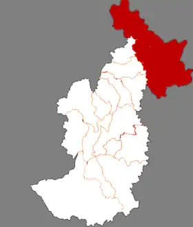 Localisation de Jiāyīn Xiàn