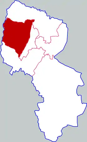 Localisation de Xīxià Qū