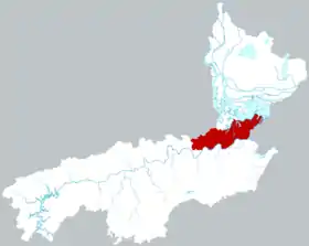 Localisation de Zīyáng Qū