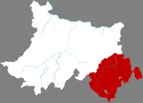 Localisation de Xīnxīng Xiàn