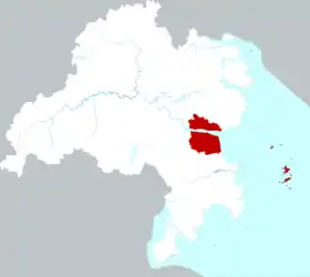 Localisation de Jiāojiāng Qū