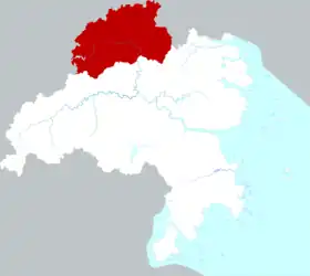 Localisation de Tiāntāi Xiàn