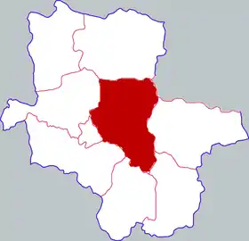 Localisation de Huáiyáng Xiàn