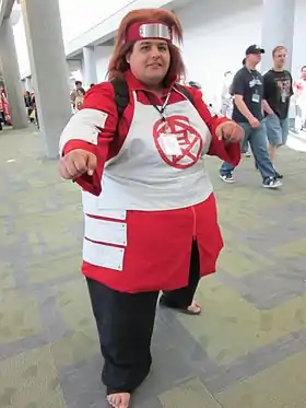 Cosplay de Chôji Akimichi au :FanimeCon (en) en 2010