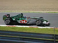 Photo de la Jaguar R5 de Christian Klien en Belgique