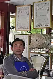 Christophe Thierry, charcutier à Sainte-Savine (Aube).