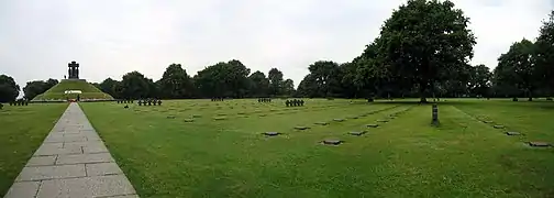 Panorama du cimetière.
