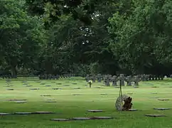 Le cimetière militaire allemand de La Cambe.