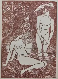 Illustration pour Daphnis et Chloé (1914)