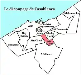 Carte de la circonscription.