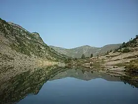 Vue du cirque de Bassiès depuis l'étang d'Escalès