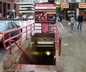 La station Clark/Division