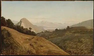 Collines italiennes à l'aube (vers 1826-1827), musée des Beaux-Arts de Boston.