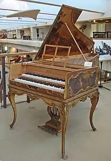 Le clavecin Pleyel.Musikinstrumenten Museum, Berlin.