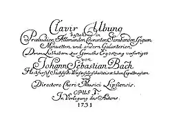 Image illustrative de l’article Partitas pour clavier