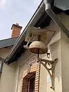 Cloche Leopolder à la Cité du train.