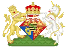 Armoiries de la princesse Maud de Galles.