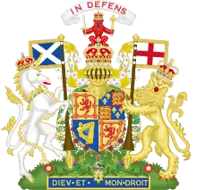 Armoiries de Jacques VII d'Écosse.