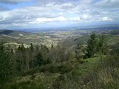 Point de vue sur la vallée dans le dernier kilomètre.