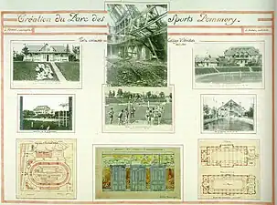 Dessins du collège d'athlètes.