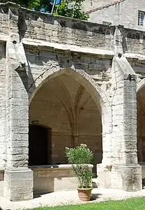 Arcade de la galerie nord.