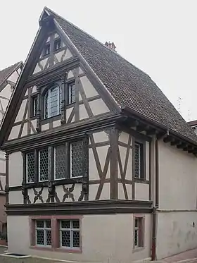 Maisonnette Bohn (1614) au no 50 Classé MH (1990)