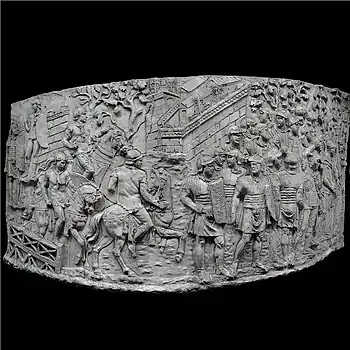 Les Romains près de Tapae.