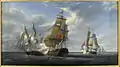 Combat de la frégate française la Canonnière contre le vaisseau anglais le Tremendous (21 avril 1806)
