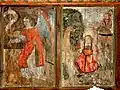 2e panneau peint du XVe.