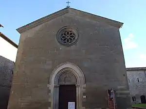 Façade de l'église.