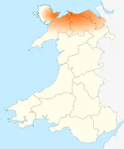 Comtés historiques du pays de Galles septentrional