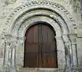 Église Saint-Barthélémy du Pradau - Portail roman