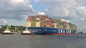 Le CMA CGM Vasco de Gama sistership du CMA CGM Benjamin Franklin