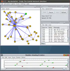 Capture d'écran de Contiki.
