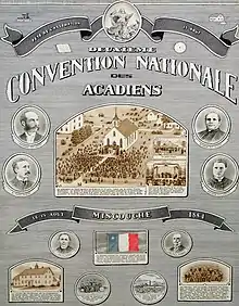 Affiche annonçant la convention.