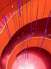 Pavillon d'About, escalier hélicoïdal.