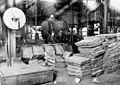 lingots de cuivre et convertisseur, en 1927.