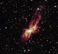 Image captée par le télescope danois de 1,5 mètre de l'observatoire de La Silla. (ESO)