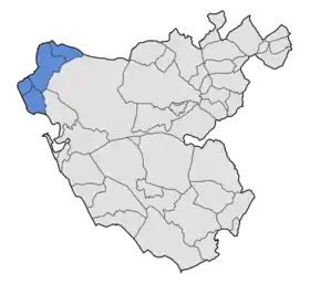 Localisation de Côte nord-ouest de Cadix