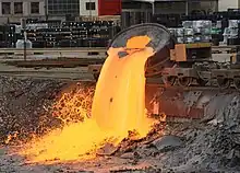 Coulée de laitier, Pont-à-Mousson 2022.